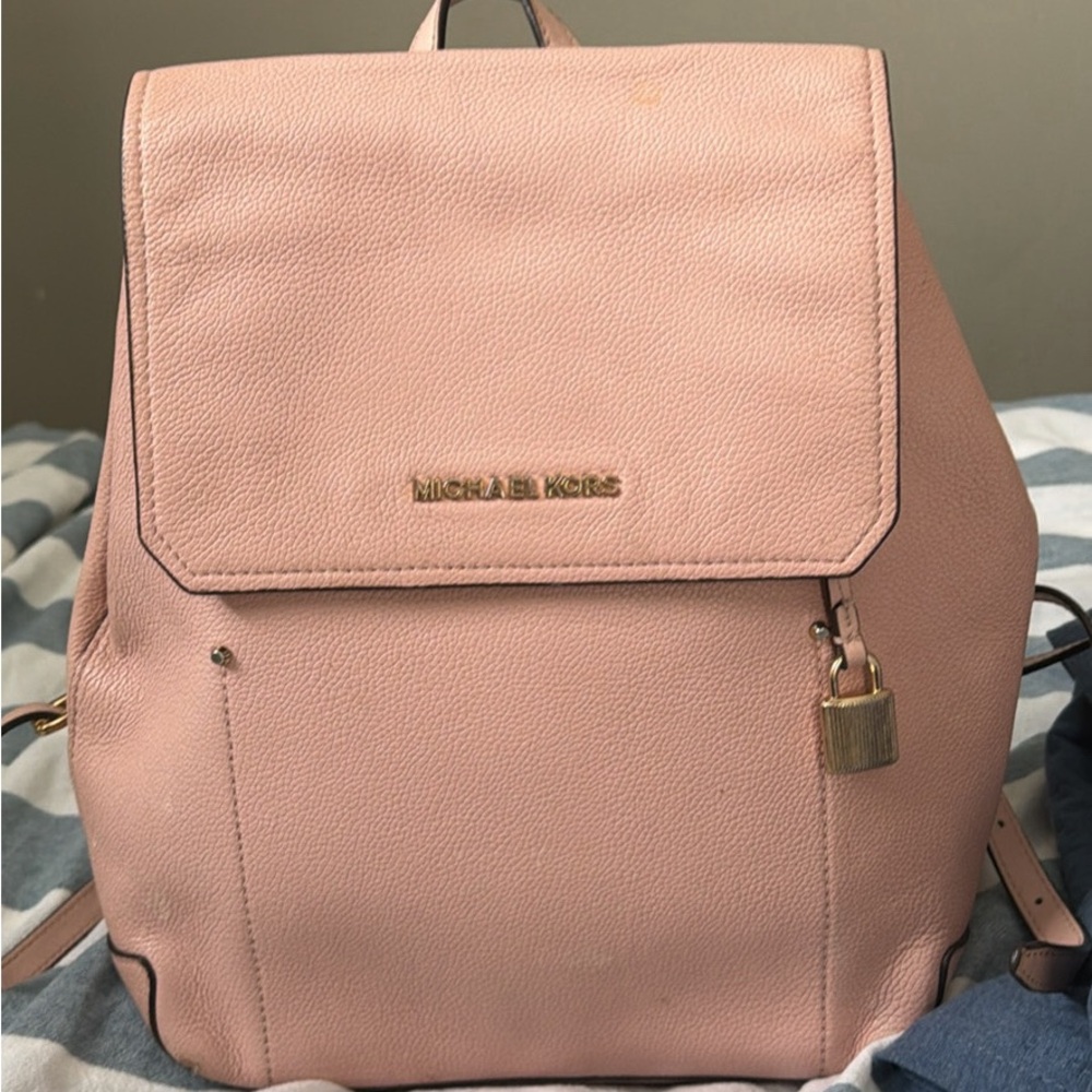 Michael Kors Blush Pink Backpack
